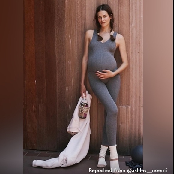 FP Movement by Free People Pants - FP Movement by Free People Gray Jumpsuit